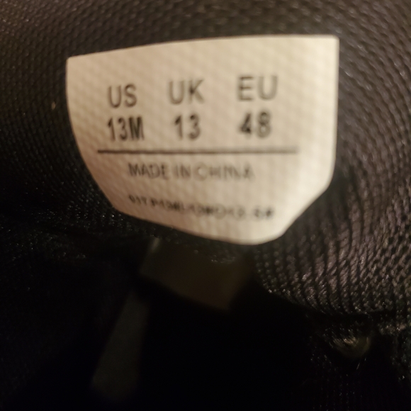 Black High-Top Sneakers with Bitcoin Logo - Picture 3 of 4